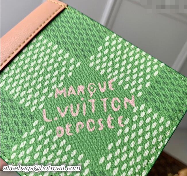 Big Discount Louis Vuitton Slender Wallet in Damier Golf Canvas N40636 Green 2024