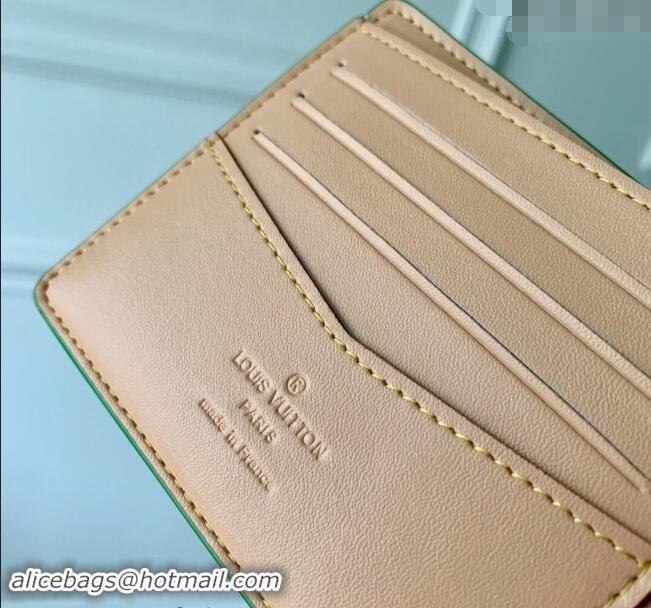 Big Discount Louis Vuitton Slender Wallet in Damier Golf Canvas N40636 Green 2024