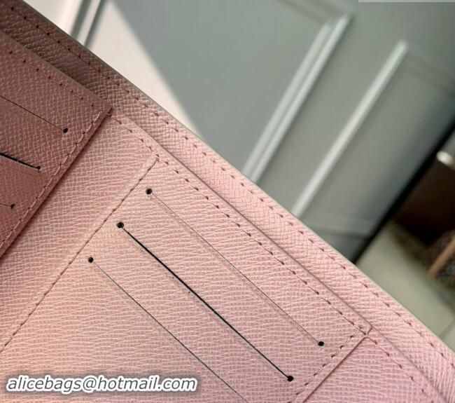 Top Quality Louis Vuitton Victorine Wallet in Damier Giant Canvas N40638 Peach Pink 2024