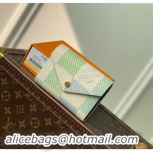 Promotional Louis Vuitton Victorine Wallet in Damier Giant Canvas N40750 Pistachio Green 2024