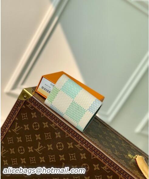 Promotional Louis Vuitton Victorine Wallet in Damier Giant Canvas N40750 Pistachio Green 2024