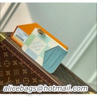 Promotional Louis Vuitton Romy Card Holder in Damier Giant Canvas N40639 Pistachio Green 2024