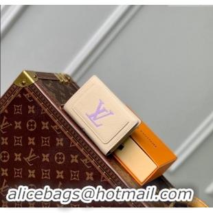 Super Quality Louis Vuitton Clea Coin Purse Wallet in Bicolor Monogram Empreinte Leather M80151 Purple 2024