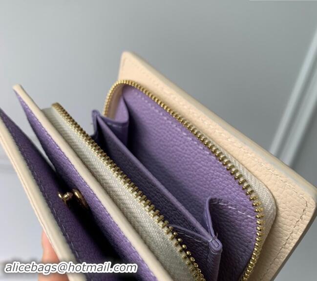 Super Quality Louis Vuitton Clea Coin Purse Wallet in Bicolor Monogram Empreinte Leather M80151 Purple 2024