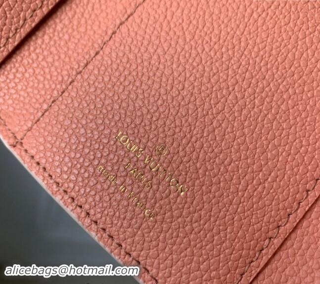 Well Crafted Louis Vuitton Victorine Wallet in Bicolor Monogram Empreinte Leather M80968 Pink 2024