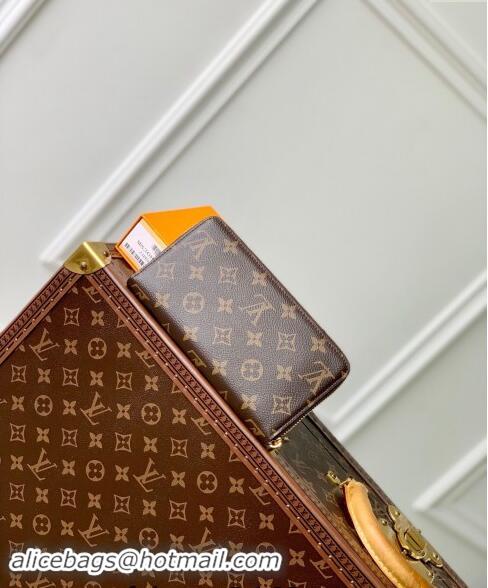 Unique Grade Louis Vuitton Zippy Wallet in Monogram Canvas with Pink Rabbit M83689 2024 Animal Objects 