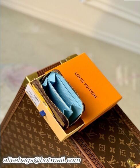 Famous Brand Louis Vuitton Zippy Coin Purse Wallet in Monogram Canvas with Yellow Duck M83690 2024 Animal Objects