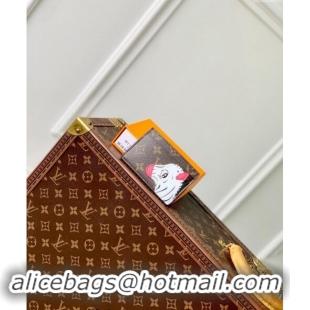 Luxury Cheap Louis Vuitton Card Holder Wallet in Monogram Canvas with Zebra M11448 2024 Animal Objects