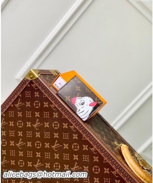 Luxury Cheap Louis Vuitton Card Holder Wallet in Monogram Canvas with Zebra M11448 2024 Animal Objects