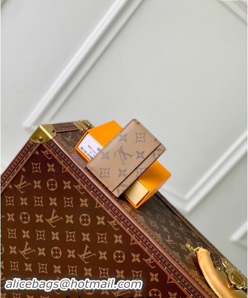 Well Crafted Louis Vuitton Card Holder Wallet in Monogram Canvas with Gog M83691 2024 Animal Objects