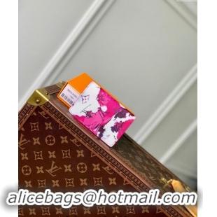 Top Quality Louis Vuitton Pocket Organizer Wallet in Monogram Surfin' Canvas M83498 Pink 2024