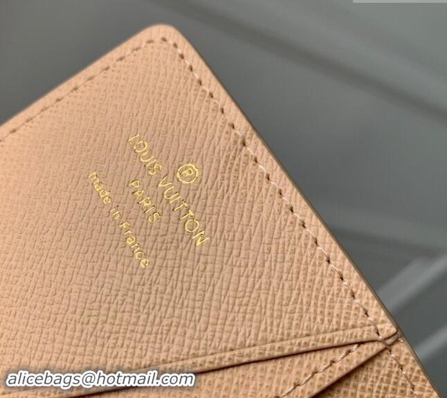 Best Price Louis Vuitton Pocket Organizer Wallet in Monogram Surfin' Canvas M83498 Sand Beige 2024