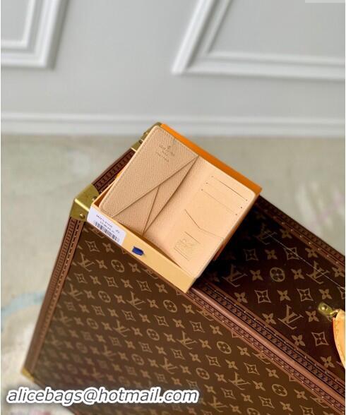 Best Price Louis Vuitton Pocket Organizer Wallet in Monogram Surfin' Canvas M83498 Sand Beige 2024