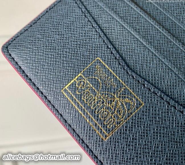 Top Grade Louis Vuitton Slender Wallet in Monogram Surfin' Canvas M83468 Pink 2024