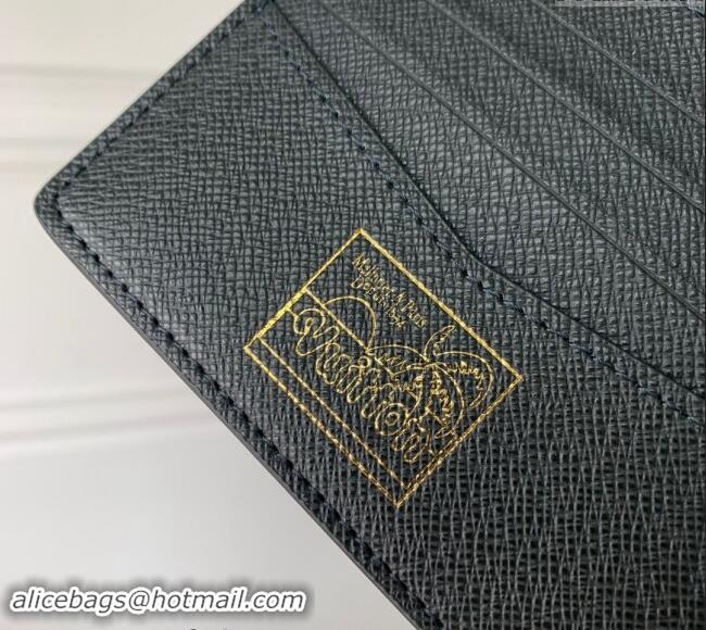 Low Price Louis Vuitton Slender Wallet in Monogram Surfin' Canvas M83468 Navy Blue 2024