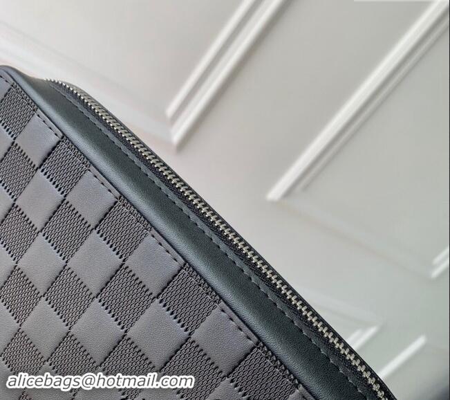 Super Quality Louis Vuitton Zippy XL Wallet in Damier Infini Leather N61254 Black 2024