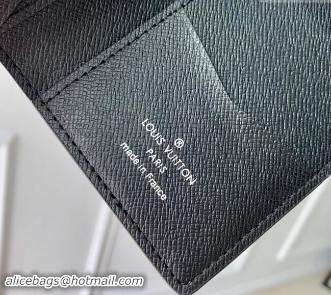 Trendy Design Louis Vuitton Pocket Organizer Wallet in Black Monogram Eclipse Canvas M61696 2024