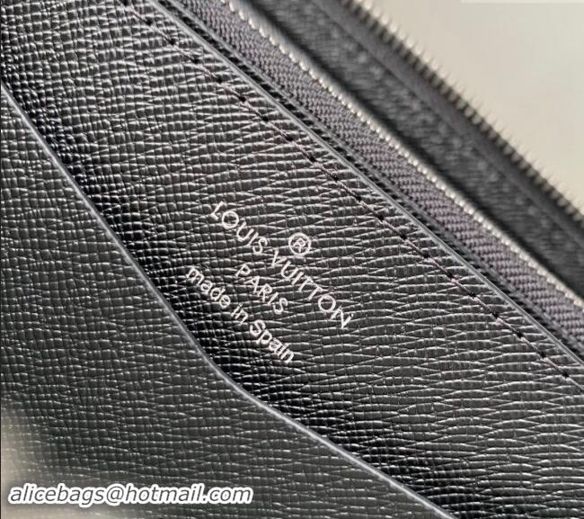 Inexpensive Louis Vuitton Zippy XL Wallet in Black Monogram Eclipse Canvas M61698 2024