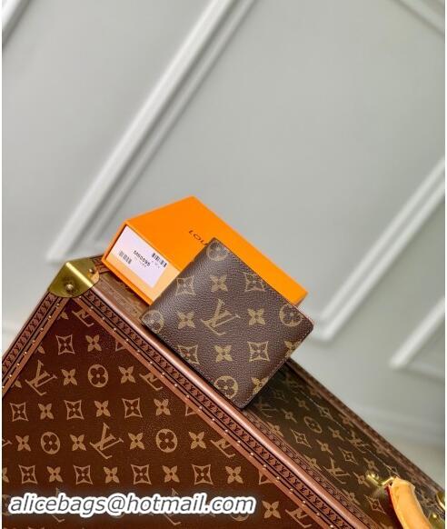 Affordable Price Louis Vuitton Multiple Wallet in Brown Monogram Canvas M60895 2024