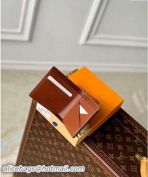 Affordable Price Louis Vuitton Multiple Wallet in Brown Monogram Canvas M60895 2024