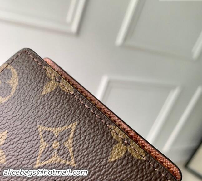 Affordable Price Louis Vuitton Multiple Wallet in Brown Monogram Canvas M60895 2024