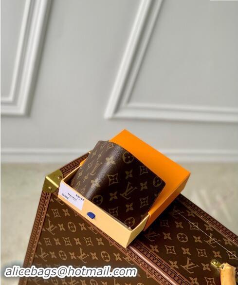 Affordable Price Louis Vuitton Multiple Wallet in Brown Monogram Canvas M60895 2024