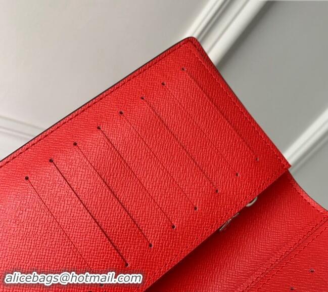 Low Cost Supreme x Louis Vuitton Brazza Wallet in Epi Leather M64541 Red 2024