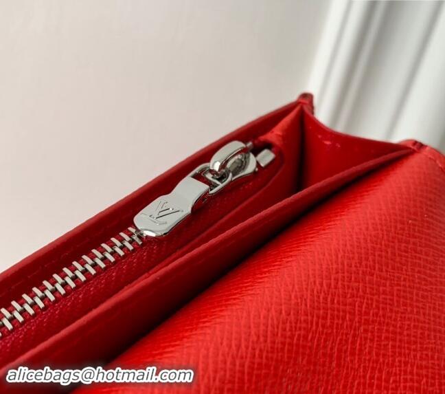 Low Cost Supreme x Louis Vuitton Brazza Wallet in Epi Leather M64541 Red 2024