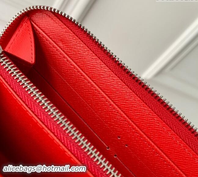 Good Product Supreme x Louis Vuitton Zippy Wallet in Epi Leather M64548 Red 2024