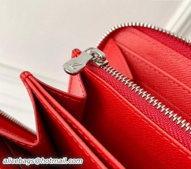 Good Product Supreme x Louis Vuitton Zippy Wallet in Epi Leather M64548 Red 2024