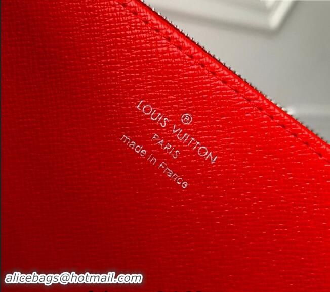 Good Product Supreme x Louis Vuitton Zippy Wallet in Epi Leather M64548 Red 2024