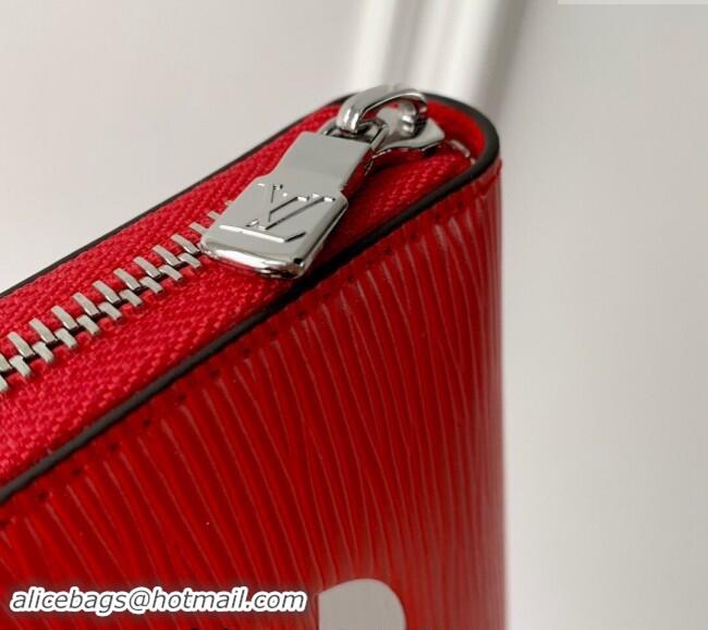 Good Product Supreme x Louis Vuitton Zippy Wallet in Epi Leather M64548 Red 2024