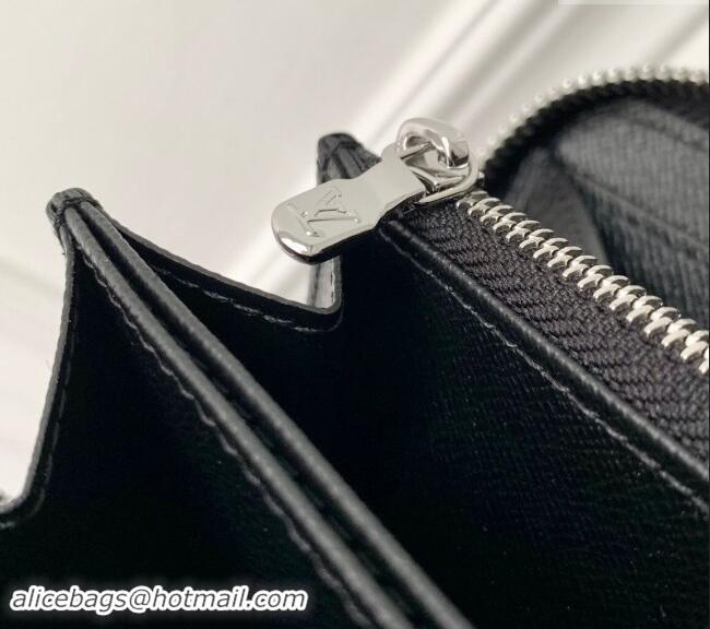 Most Popular Supreme x Louis Vuitton Zippy Wallet in Epi Leather M64548 Black 2024