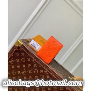 Promotional Louis Vuitton Pocket Organizer Wallet in Monogram Leather M83069 Orange 2024