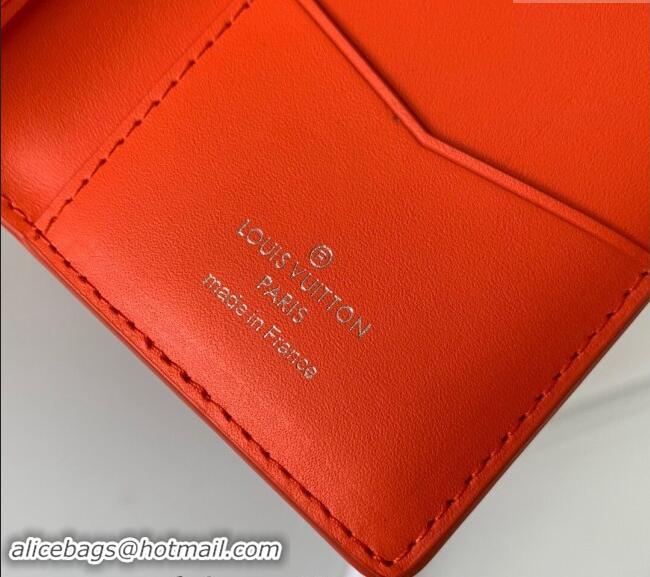 Promotional Louis Vuitton Pocket Organizer Wallet in Monogram Leather M83069 Orange 2024