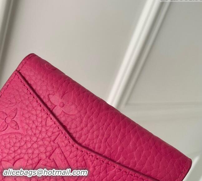 Pretty Style Louis Vuitton Pocket Organizer Wallet in Monogram Leather M83069 Pink 2024