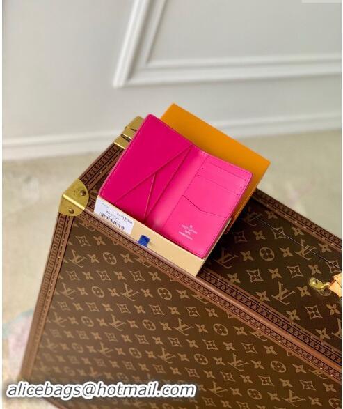 Pretty Style Louis Vuitton Pocket Organizer Wallet in Monogram Leather M83069 Pink 2024