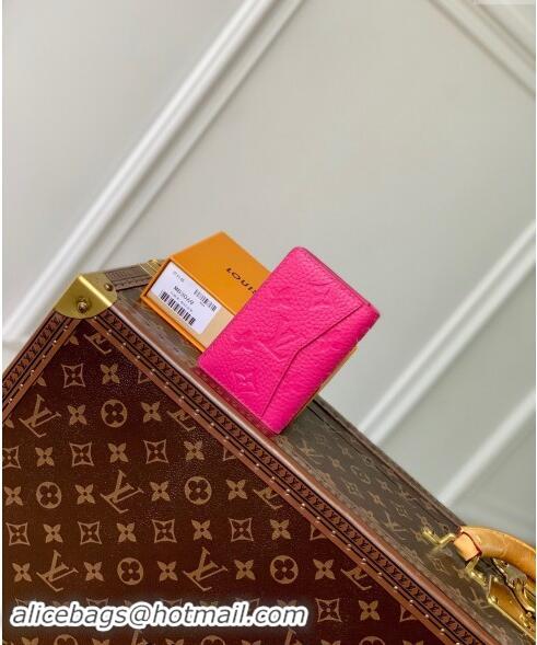 Pretty Style Louis Vuitton Pocket Organizer Wallet in Monogram Leather M83069 Pink 2024