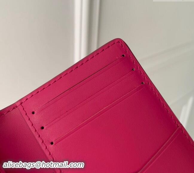 Pretty Style Louis Vuitton Pocket Organizer Wallet in Monogram Leather M83069 Pink 2024