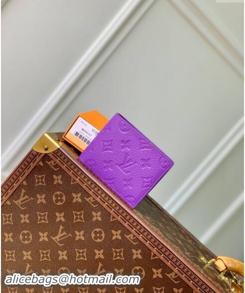 Buy Discount Louis Vuitton Multiple Wallet in Monogram Leather M83056 Purple 2024