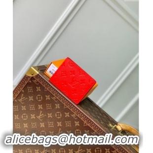 Low Cost Louis Vuitton Multiple Wallet in Monogram Leather M69037 Red 2024