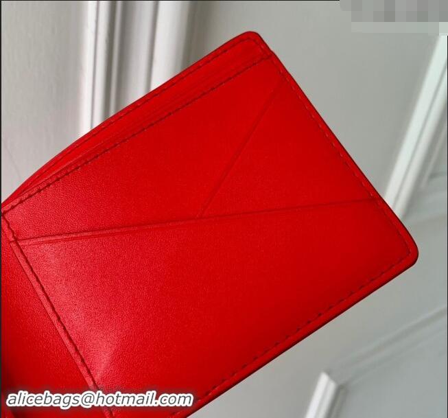 Low Cost Louis Vuitton Multiple Wallet in Monogram Leather M69037 Red 2024