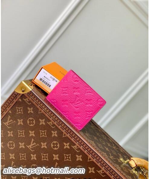 Top Grade Louis Vuitton Multiple Wallet in Monogram Leather M69037 Pink 2024