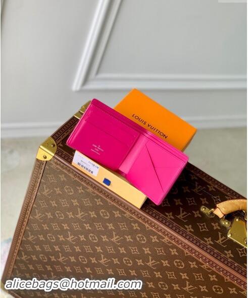 Top Grade Louis Vuitton Multiple Wallet in Monogram Leather M69037 Pink 2024