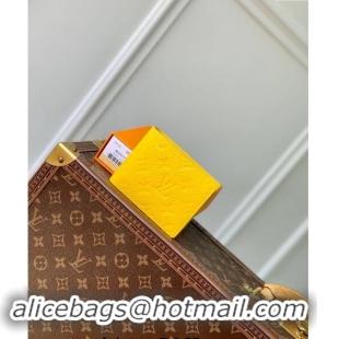 Best Price Louis Vuitton Multiple Wallet in Monogram Leather M69037 Yellow 2024