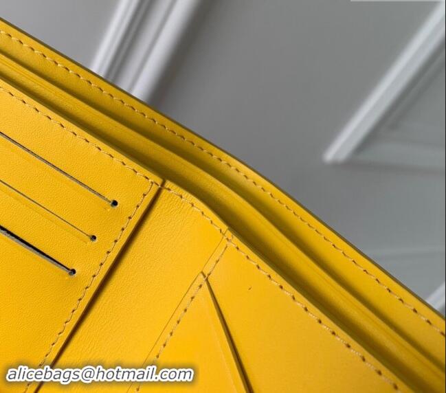 Best Price Louis Vuitton Multiple Wallet in Monogram Leather M69037 Yellow 2024