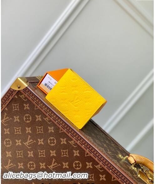 Best Price Louis Vuitton Multiple Wallet in Monogram Leather M69037 Yellow 2024