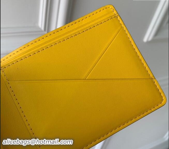 Best Price Louis Vuitton Multiple Wallet in Monogram Leather M69037 Yellow 2024