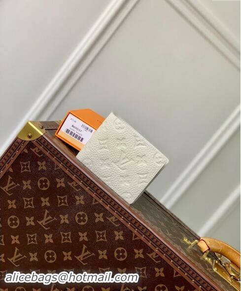 Top Design Louis Vuitton Multiple Wallet in Monogram Leather M69037 White 2024