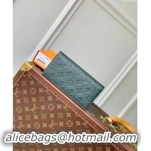 Top Quality Louis Vuitton Brazza Wallet in Monogram Leather M69038 Green 2024